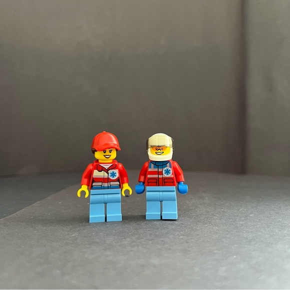 Lego Other - LEGO City Ambulance Helicopter Minifigure Bundle